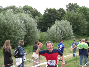 Zieleinlauf nach 30 km