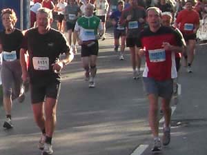 Zieleinlauf nach 42,195 km